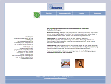 Tablet Screenshot of hecaron.de